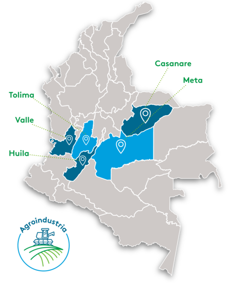 mapa segmento agroindustria